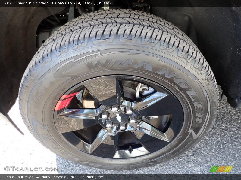 Black / Jet Black 2021 Chevrolet Colorado LT Crew Cab 4x4
