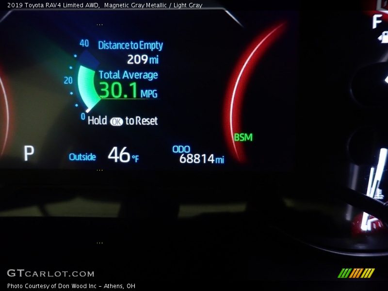 Magnetic Gray Metallic / Light Gray 2019 Toyota RAV4 Limited AWD