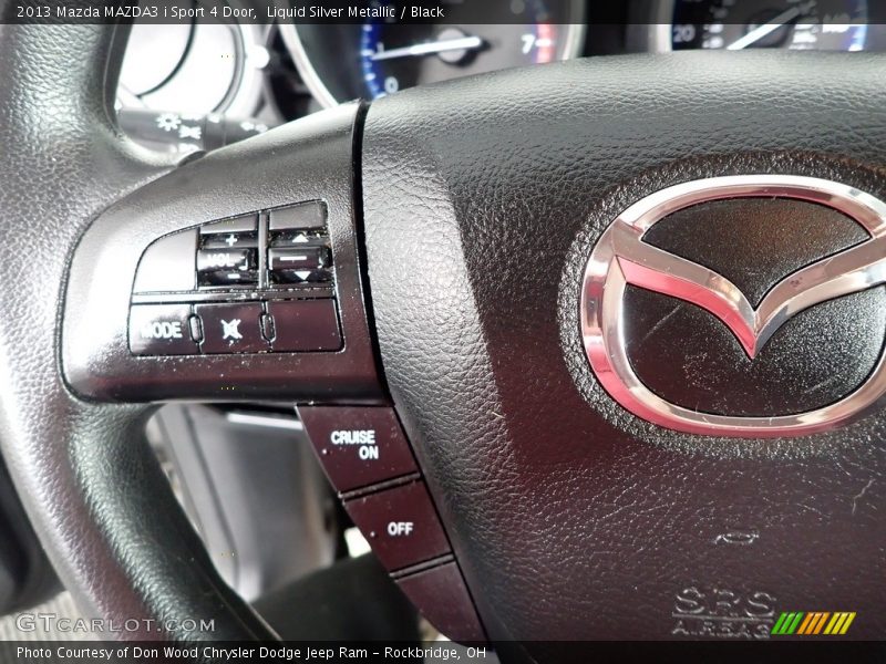 Liquid Silver Metallic / Black 2013 Mazda MAZDA3 i Sport 4 Door