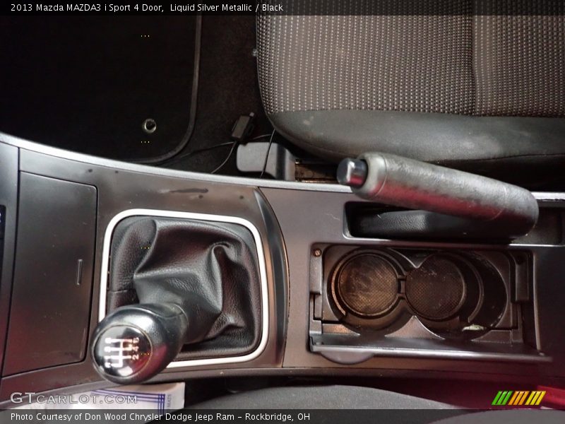 Liquid Silver Metallic / Black 2013 Mazda MAZDA3 i Sport 4 Door