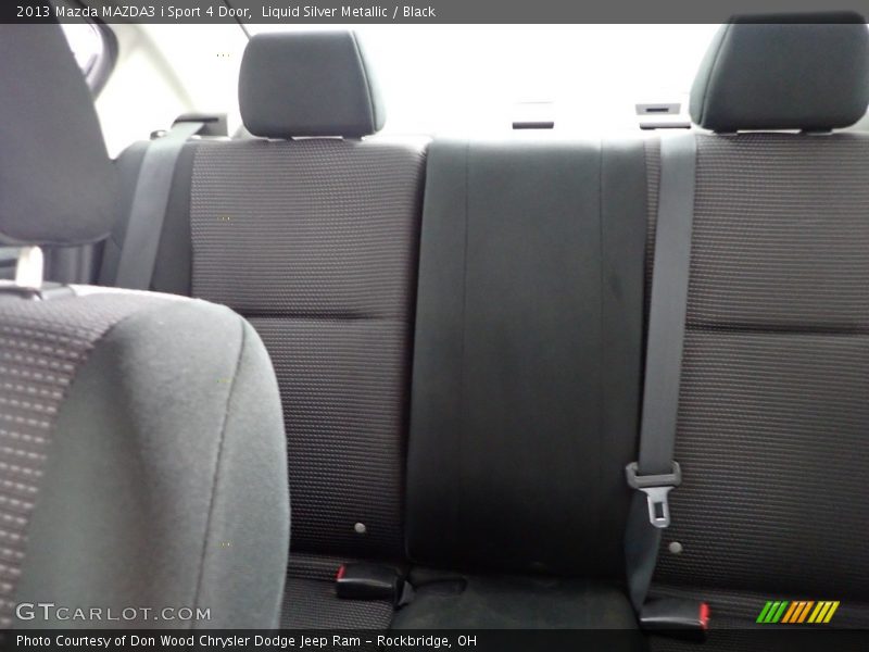 Liquid Silver Metallic / Black 2013 Mazda MAZDA3 i Sport 4 Door