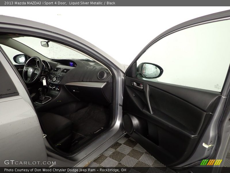 Liquid Silver Metallic / Black 2013 Mazda MAZDA3 i Sport 4 Door