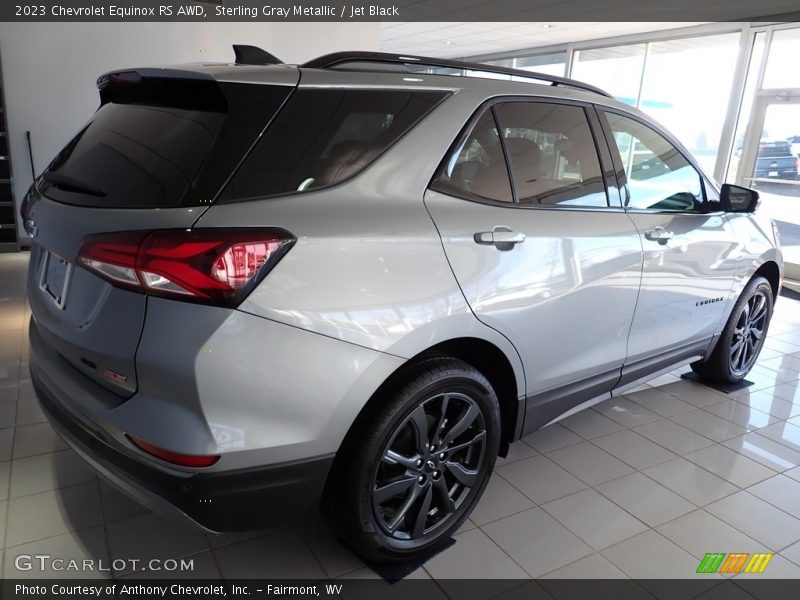 Sterling Gray Metallic / Jet Black 2023 Chevrolet Equinox RS AWD