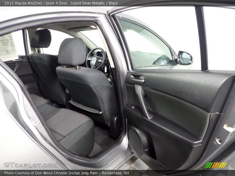 Liquid Silver Metallic / Black 2013 Mazda MAZDA3 i Sport 4 Door