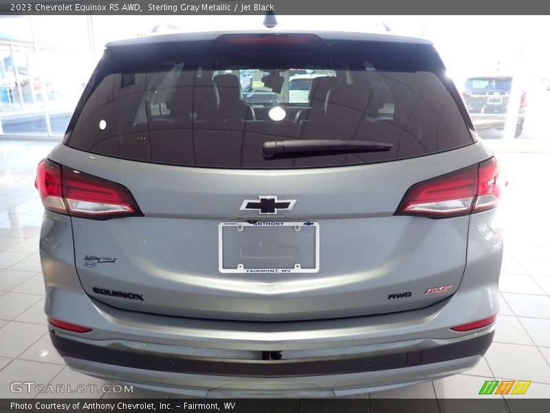 Sterling Gray Metallic / Jet Black 2023 Chevrolet Equinox RS AWD