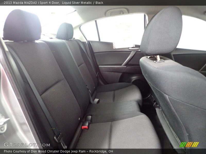 Liquid Silver Metallic / Black 2013 Mazda MAZDA3 i Sport 4 Door
