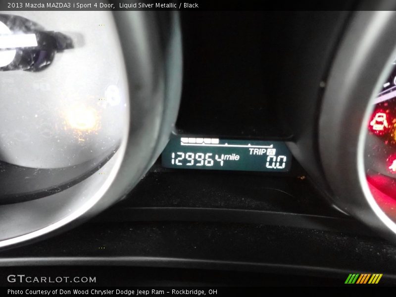 Liquid Silver Metallic / Black 2013 Mazda MAZDA3 i Sport 4 Door