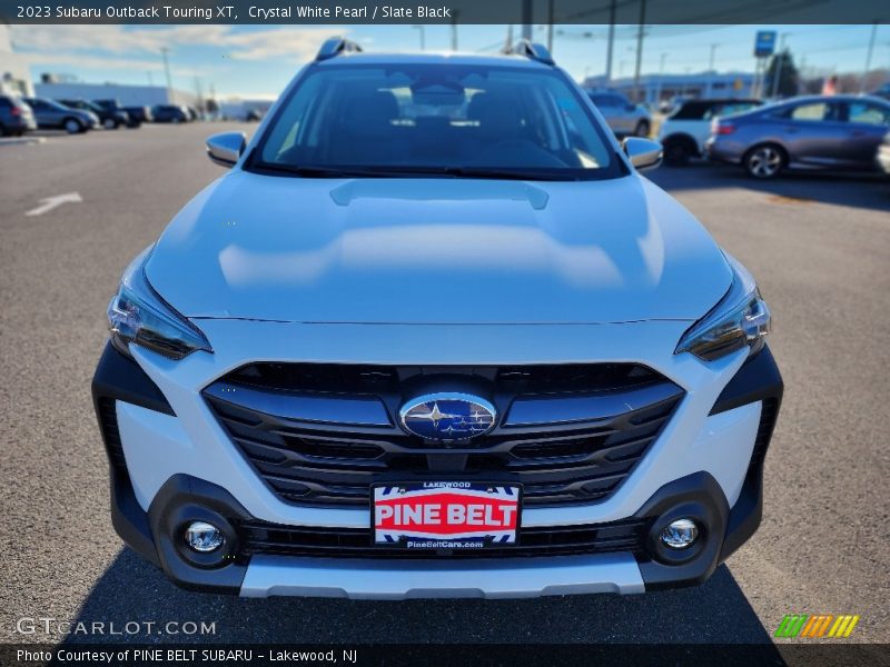 Crystal White Pearl / Slate Black 2023 Subaru Outback Touring XT