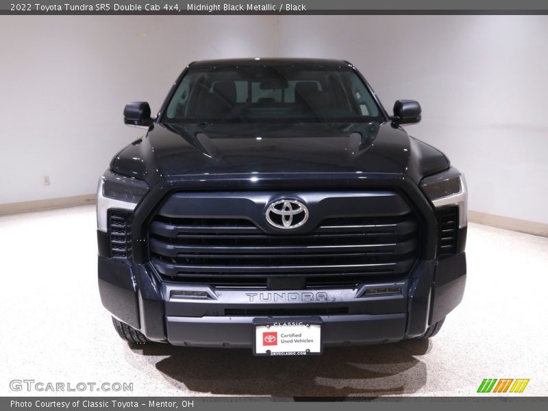 Midnight Black Metallic / Black 2022 Toyota Tundra SR5 Double Cab 4x4