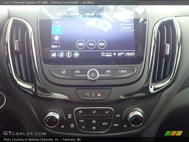 Controls of 2023 Equinox RS AWD