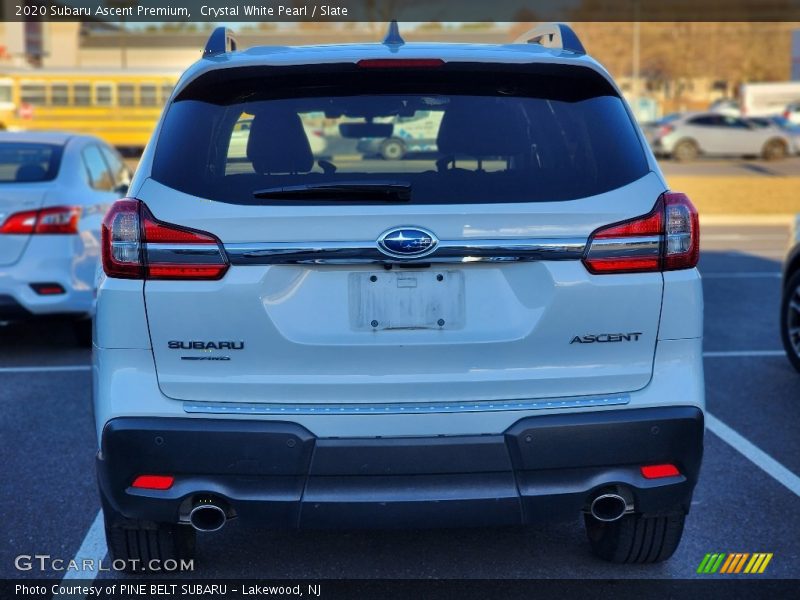 Crystal White Pearl / Slate 2020 Subaru Ascent Premium
