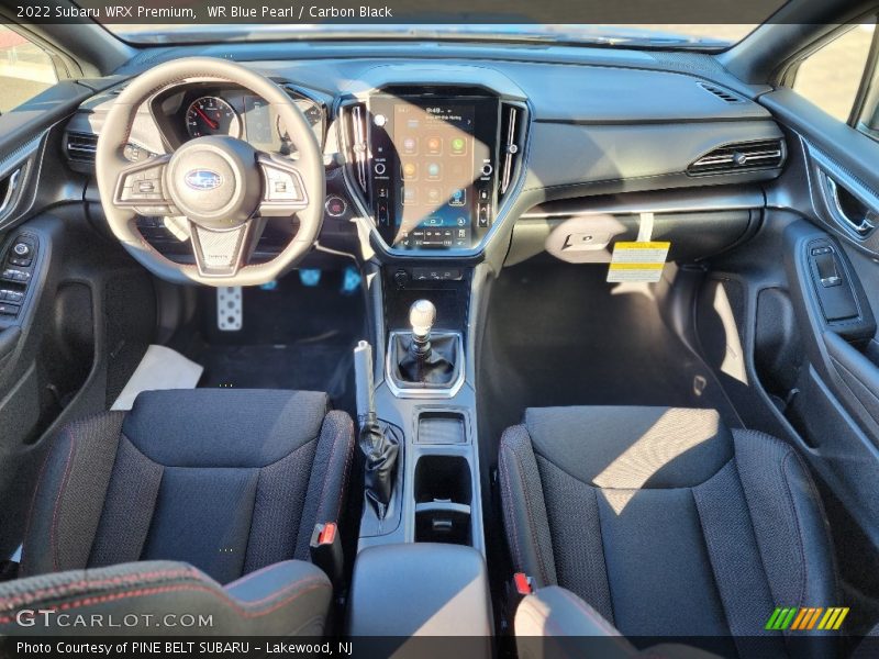 Front Seat of 2022 WRX Premium
