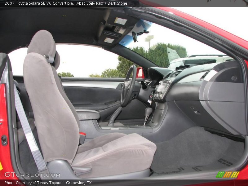 Absolutely Red / Dark Stone 2007 Toyota Solara SE V6 Convertible
