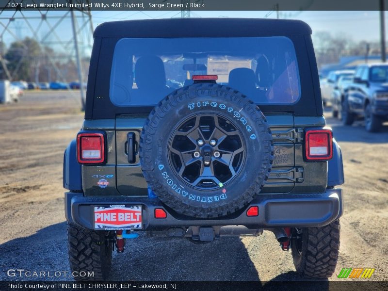 Sarge Green / Black 2023 Jeep Wrangler Unlimited Willys 4XE Hybrid