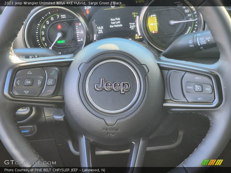 Sarge Green / Black 2023 Jeep Wrangler Unlimited Willys 4XE Hybrid