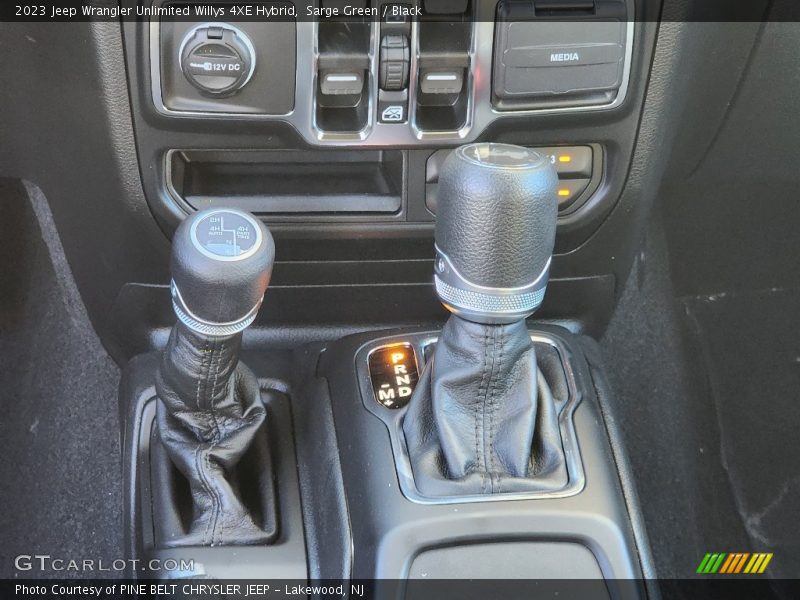  2023 Wrangler Unlimited Willys 4XE Hybrid 8 Speed Automatic Shifter