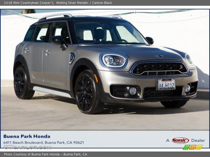Melting Silver Metallic / Carbon Black 2018 Mini Countryman Cooper S