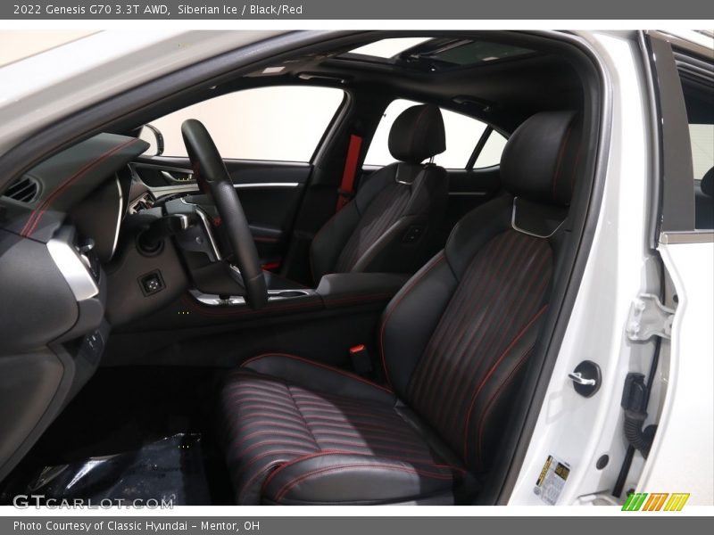 Front Seat of 2022 G70 3.3T AWD