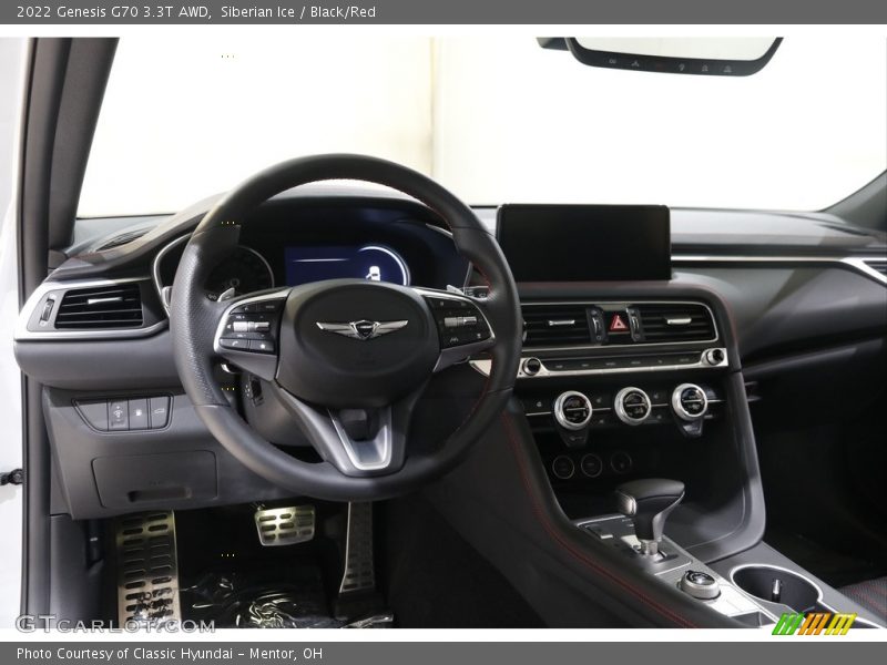 Dashboard of 2022 G70 3.3T AWD