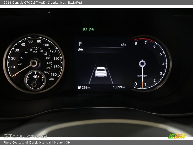  2022 G70 3.3T AWD 3.3T AWD Gauges