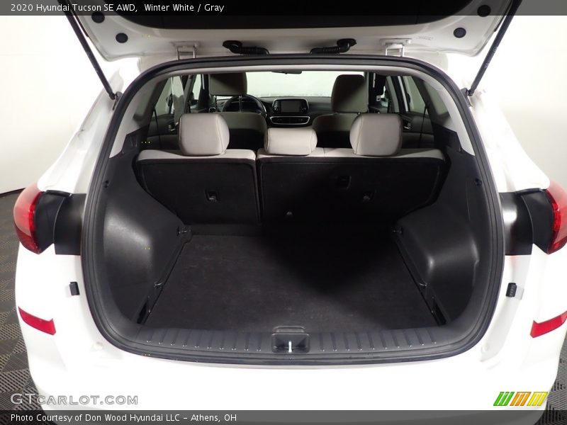 Winter White / Gray 2020 Hyundai Tucson SE AWD