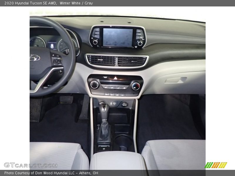 Winter White / Gray 2020 Hyundai Tucson SE AWD