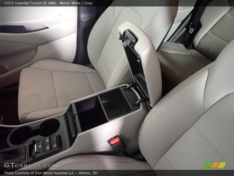 Winter White / Gray 2020 Hyundai Tucson SE AWD