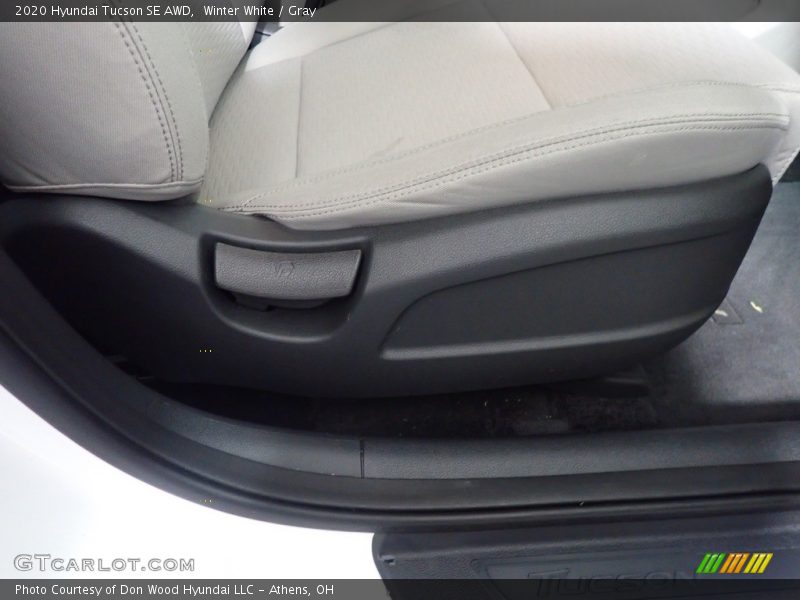 Winter White / Gray 2020 Hyundai Tucson SE AWD