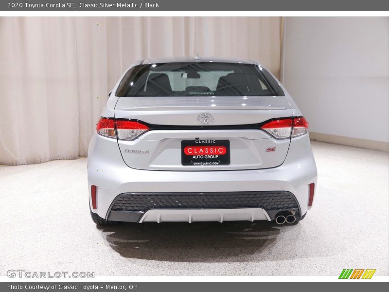 Classic Silver Metallic / Black 2020 Toyota Corolla SE