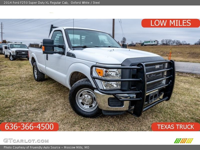Oxford White / Steel 2014 Ford F250 Super Duty XL Regular Cab
