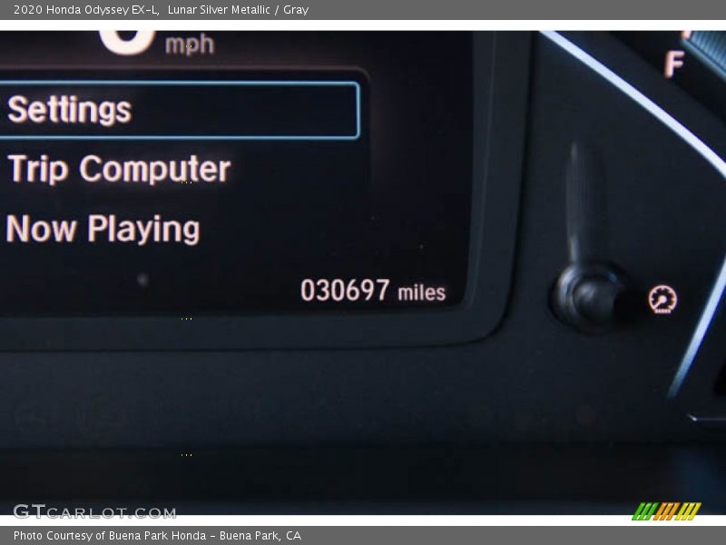 Lunar Silver Metallic / Gray 2020 Honda Odyssey EX-L