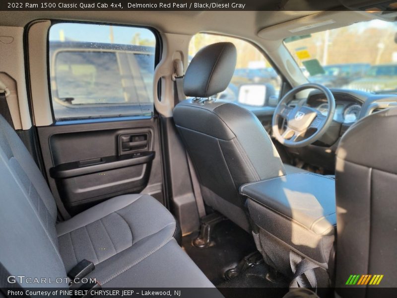 Delmonico Red Pearl / Black/Diesel Gray 2022 Ram 1500 Classic Quad Cab 4x4