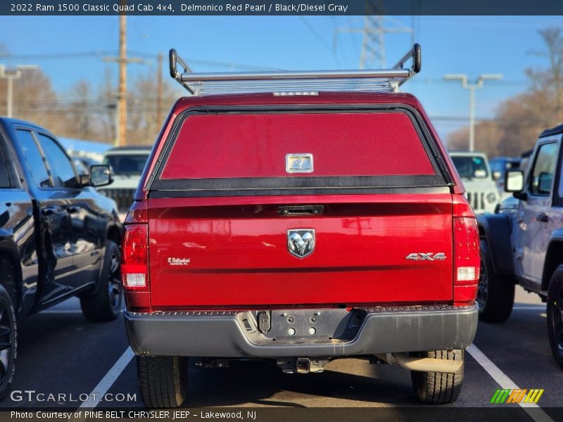 Delmonico Red Pearl / Black/Diesel Gray 2022 Ram 1500 Classic Quad Cab 4x4