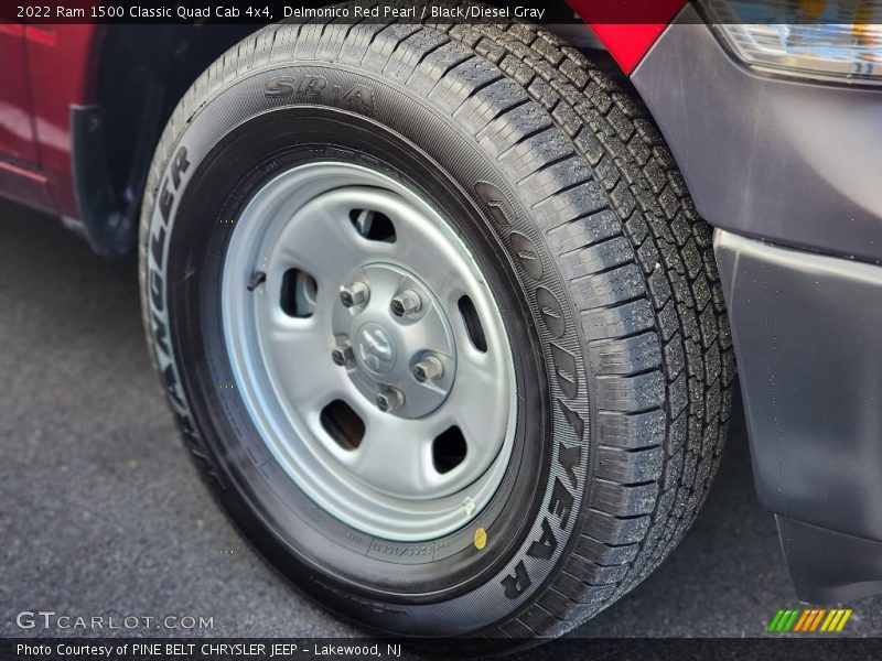 Delmonico Red Pearl / Black/Diesel Gray 2022 Ram 1500 Classic Quad Cab 4x4