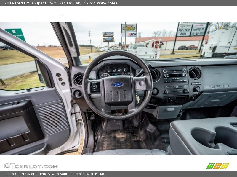 Oxford White / Steel 2014 Ford F250 Super Duty XL Regular Cab
