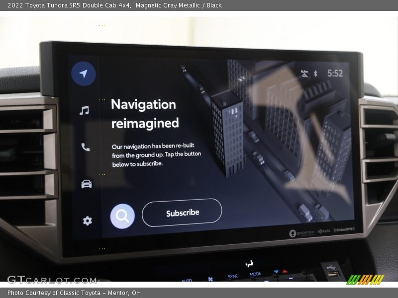 Magnetic Gray Metallic / Black 2022 Toyota Tundra SR5 Double Cab 4x4