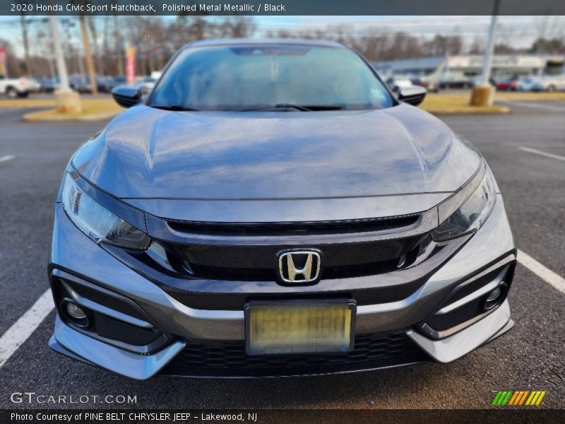 Polished Metal Metallic / Black 2020 Honda Civic Sport Hatchback