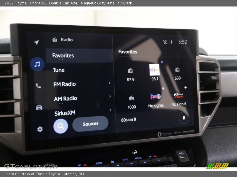 Controls of 2022 Tundra SR5 Double Cab 4x4