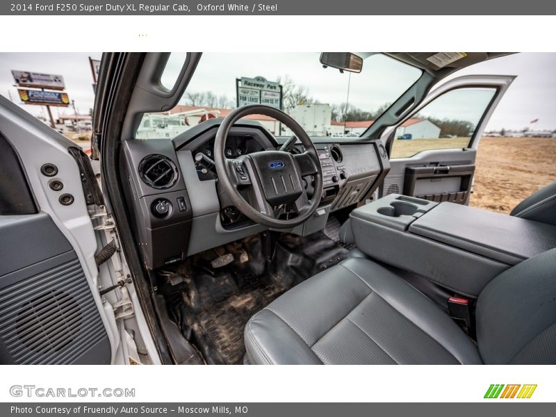Oxford White / Steel 2014 Ford F250 Super Duty XL Regular Cab