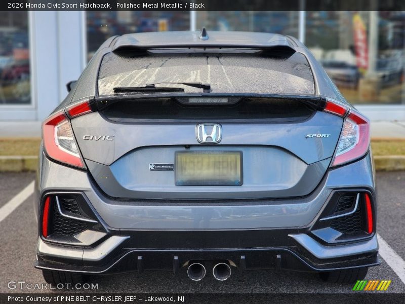 Polished Metal Metallic / Black 2020 Honda Civic Sport Hatchback