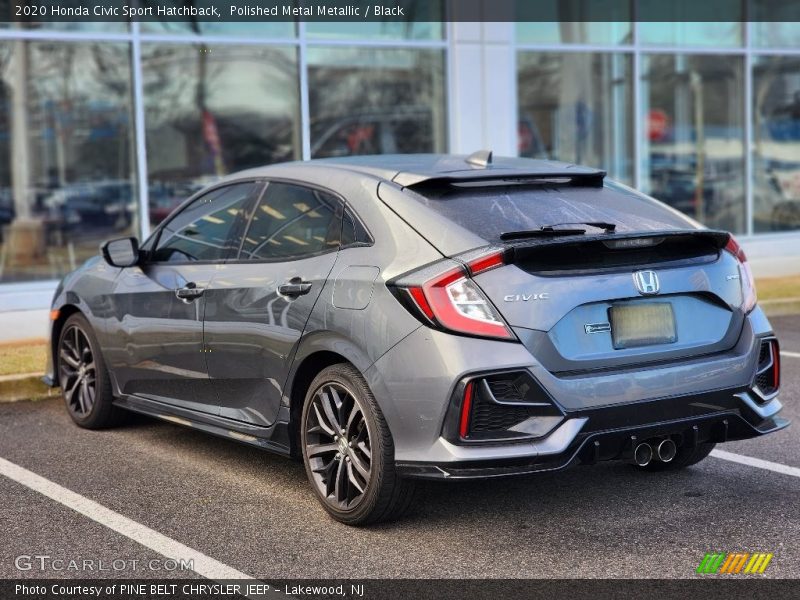Polished Metal Metallic / Black 2020 Honda Civic Sport Hatchback