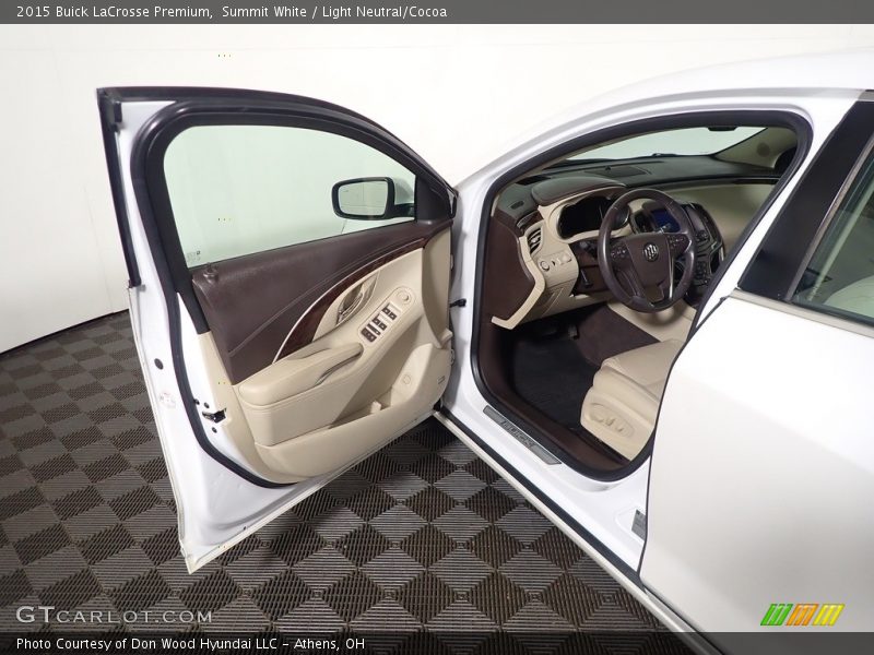 Summit White / Light Neutral/Cocoa 2015 Buick LaCrosse Premium