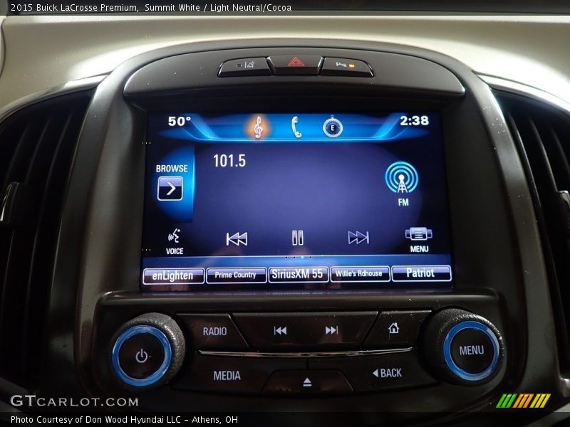 Controls of 2015 LaCrosse Premium