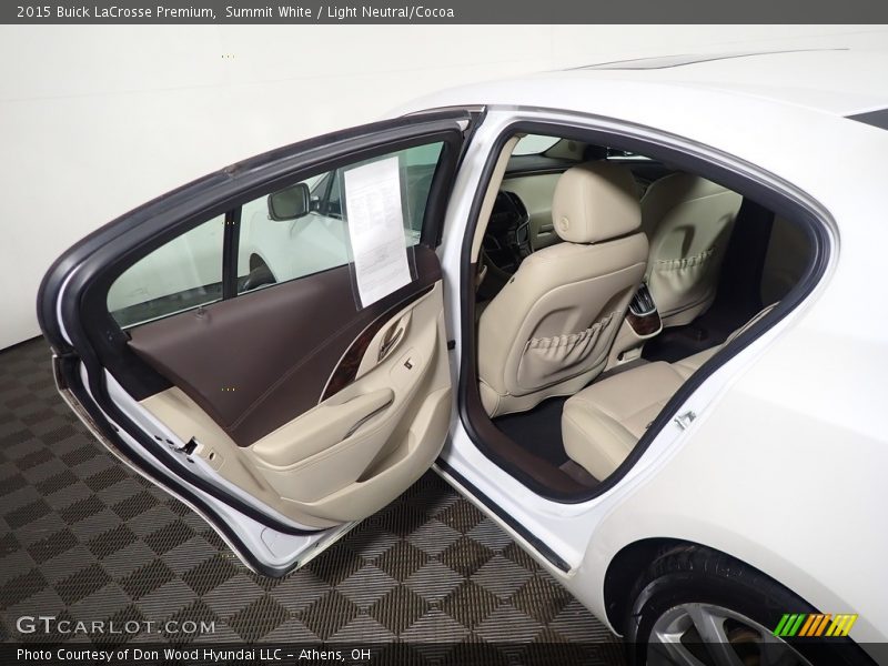 Summit White / Light Neutral/Cocoa 2015 Buick LaCrosse Premium