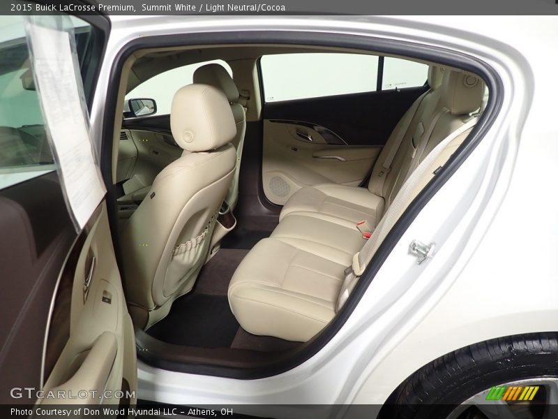 Rear Seat of 2015 LaCrosse Premium