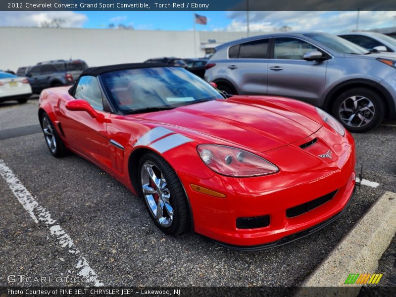 Front 3/4 View of 2012 Corvette Grand Sport Convertible