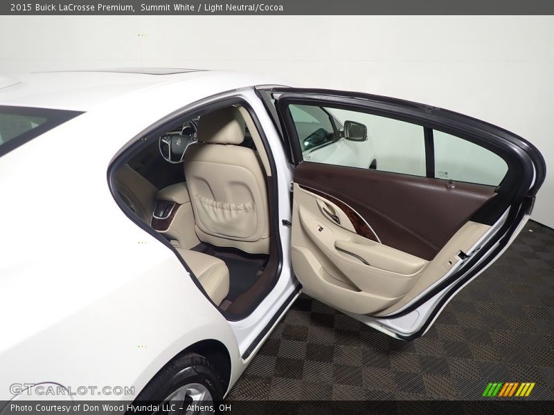 Summit White / Light Neutral/Cocoa 2015 Buick LaCrosse Premium