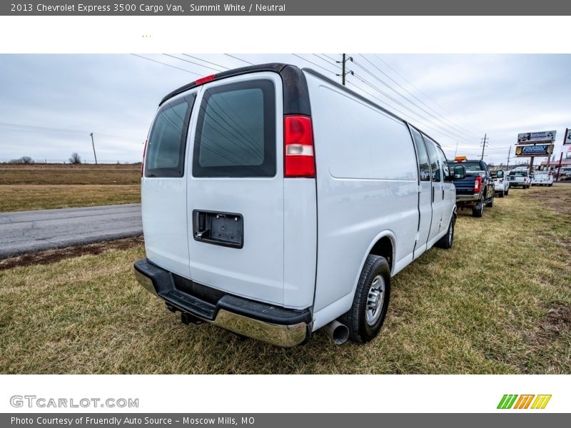 Summit White / Neutral 2013 Chevrolet Express 3500 Cargo Van