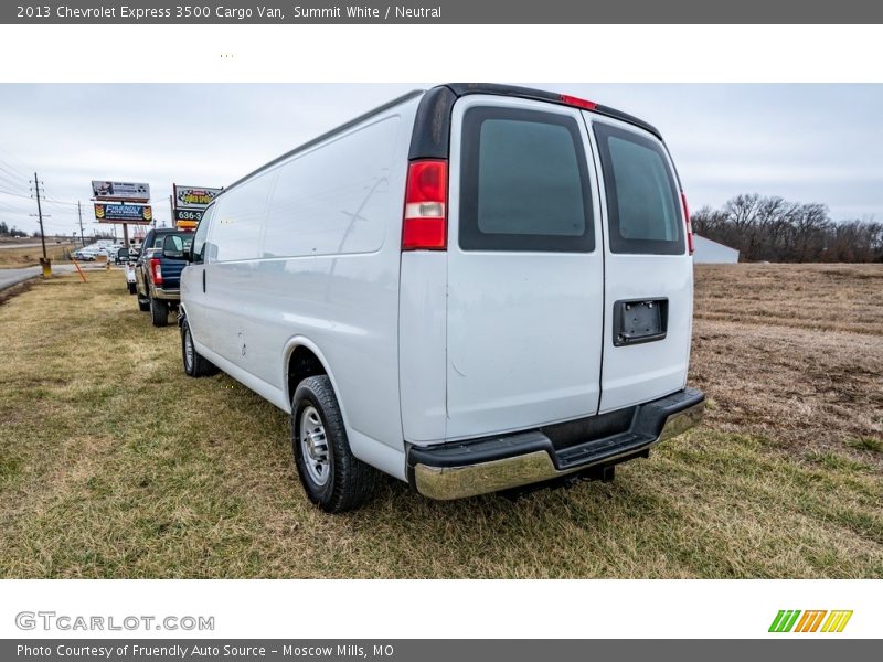 Summit White / Neutral 2013 Chevrolet Express 3500 Cargo Van