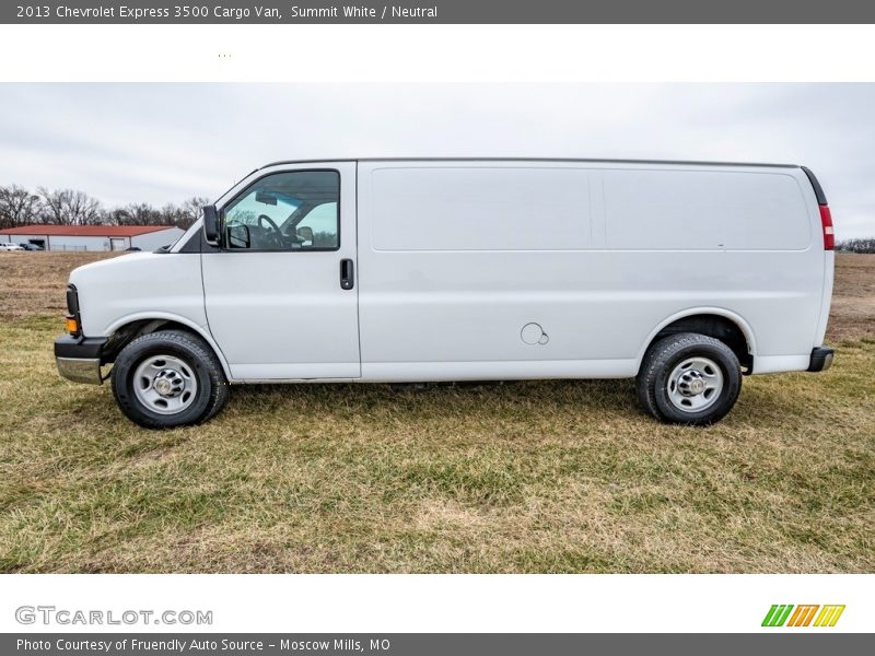 Summit White / Neutral 2013 Chevrolet Express 3500 Cargo Van